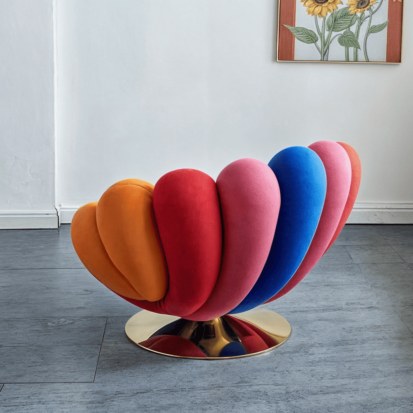 The Multicolor Swivel Chair