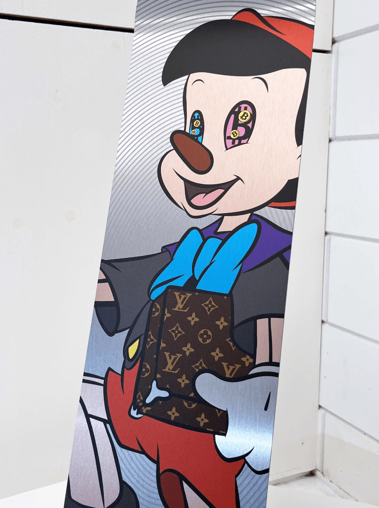 Suketchi - Pinocchio Bitcoin Skatedeck