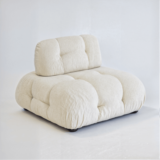 Manela White Sofa