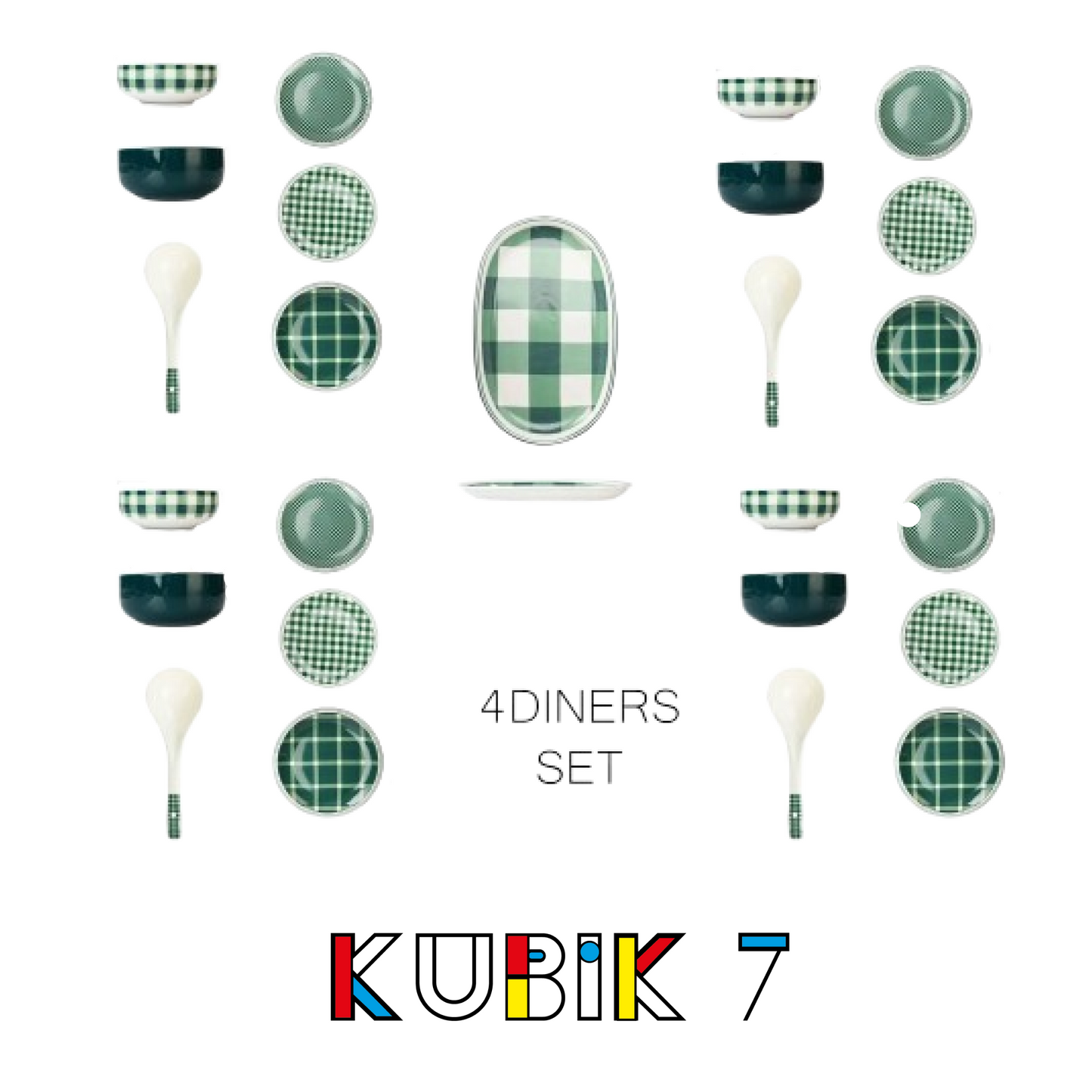 The Tartan Crockery Set