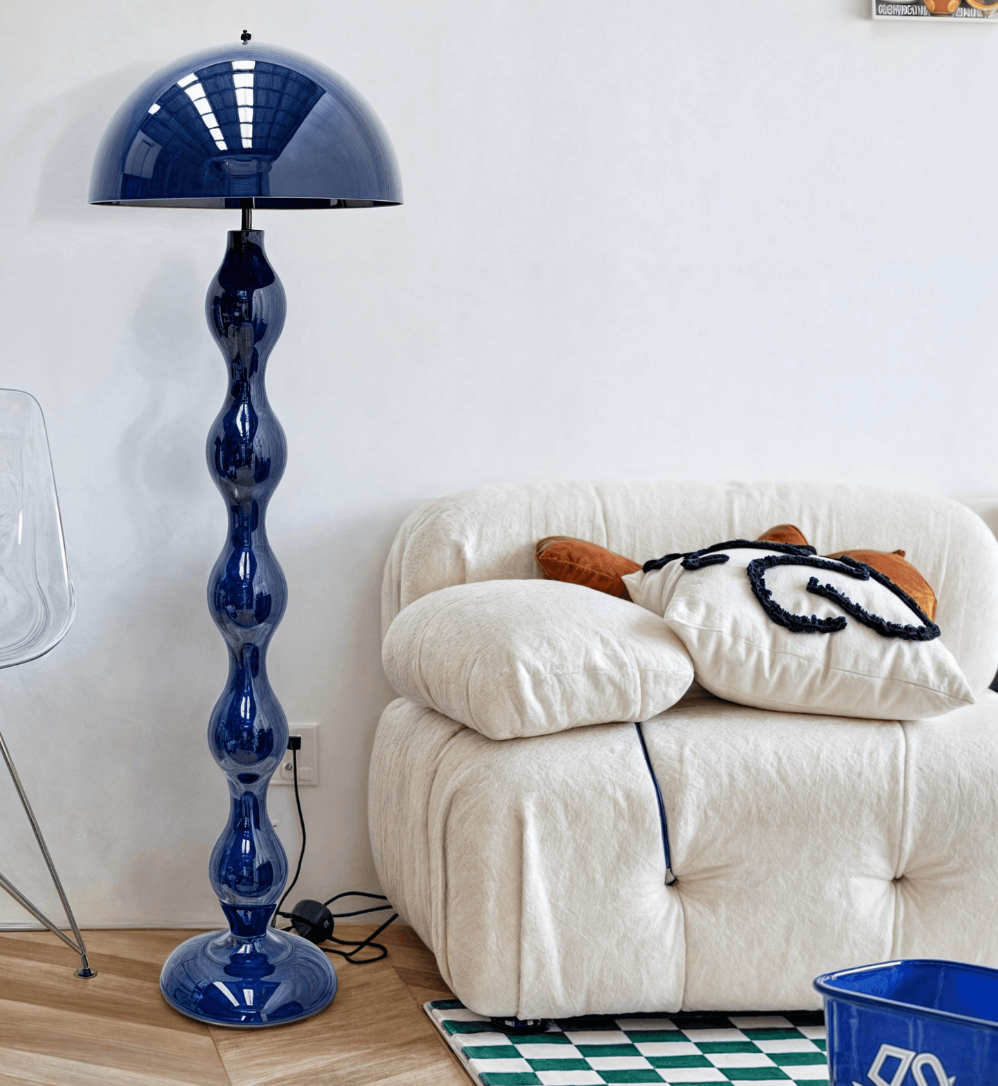 Hilary Blue Lamp