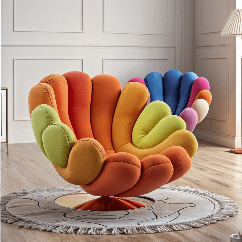 The Multicolor Swivel Chair