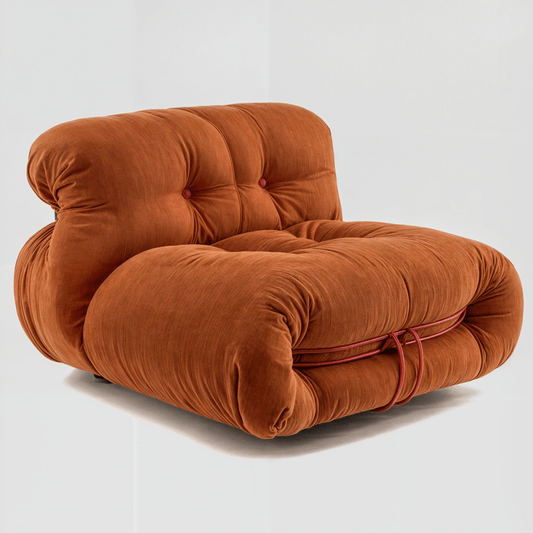 Cintia Orange ArmChair