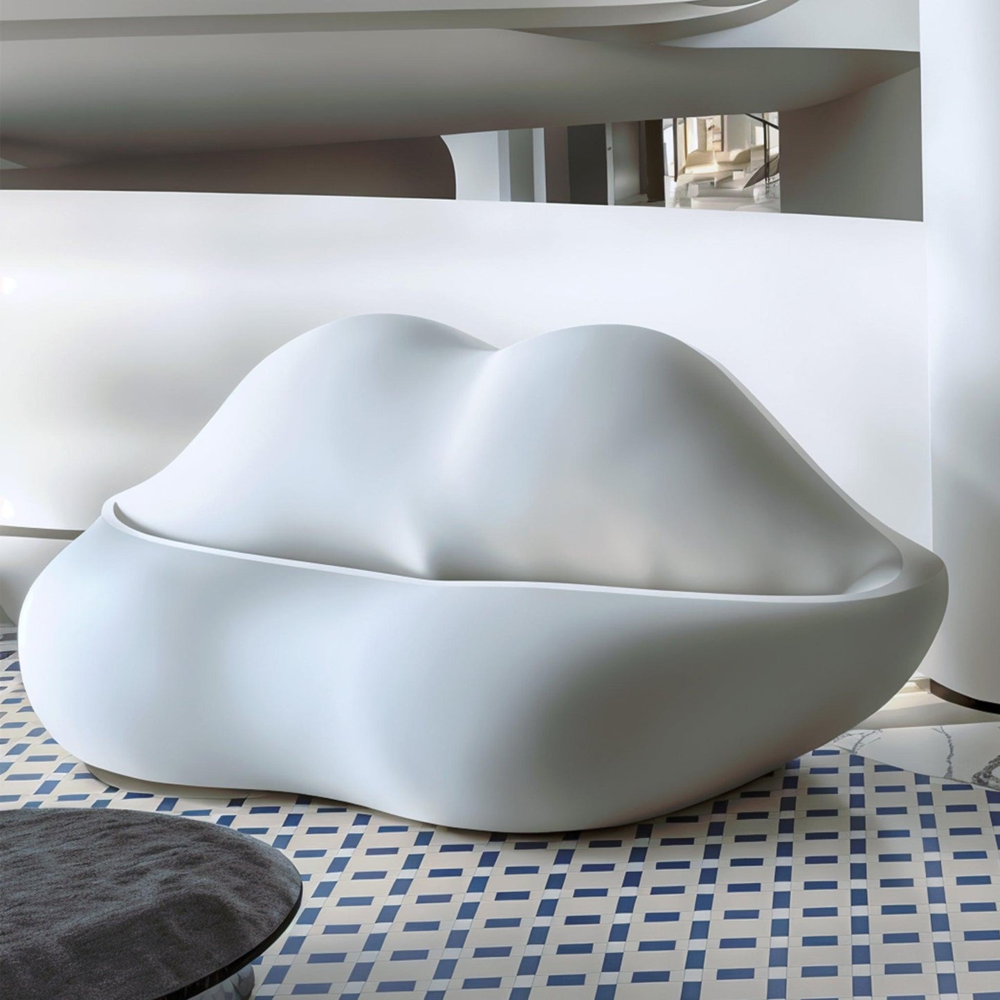 The Lips White Sofa